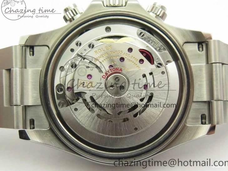 on SS Daytona Ceramic Best JHF Bracelet Edition Dial Bezel 116519 A4130 Gray 1226